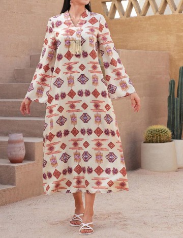 
						Rochie medie SHEIN, crem