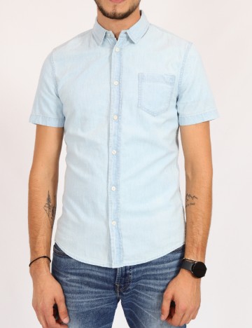 
						Camasa Guess, bleu