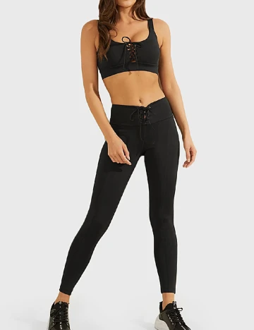 Bustiera sport Guess, negru Negru
