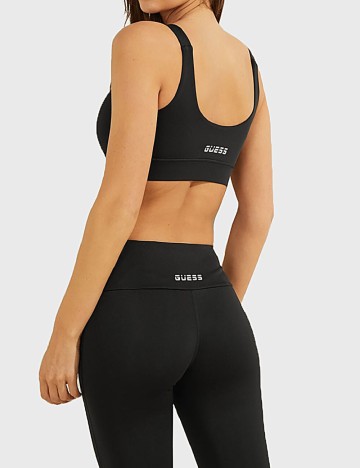Bustiera sport Guess, negru