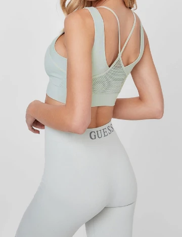 Bustiera sport Guess, verde Verde