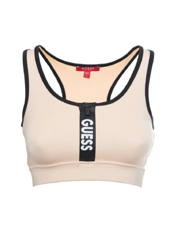 Bustiera sport Guess, crem Crem