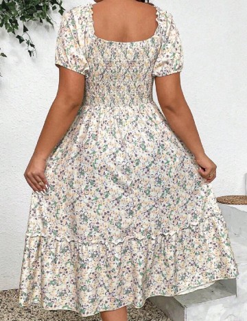 Rochie medie SHEIN CURVE, floral print