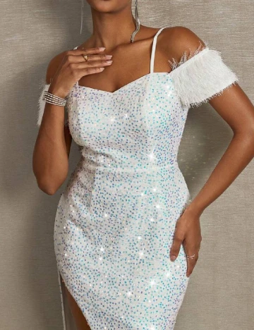 Rochie lunga SHEIN, alb
