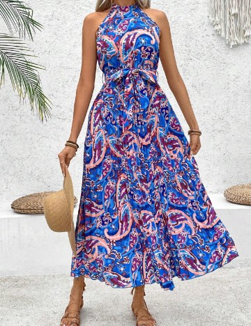 
						Rochie lunga SHEIN, albastru