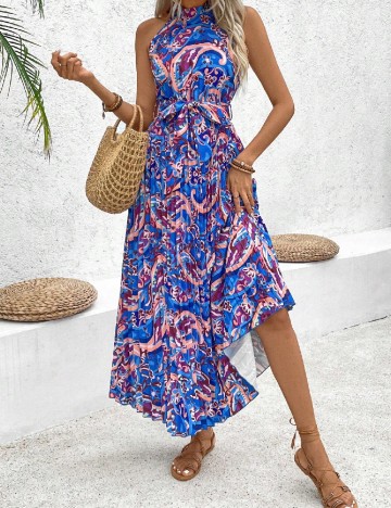 Rochie lunga SHEIN, albastru