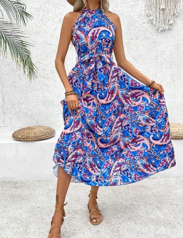 Rochie lunga SHEIN, albastru