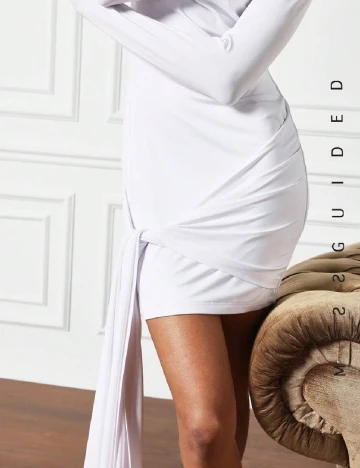 Rochie scurta SHEIN, alb