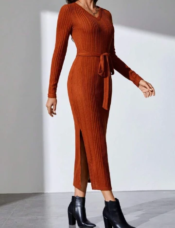 Rochie medie SHEIN, portocaliu Portocaliu