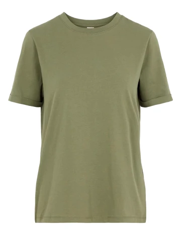 Tricou Pieces, kaki, M