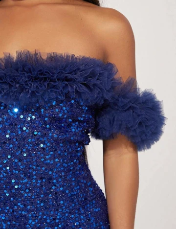 Rochie scurta SHEIN, albastru