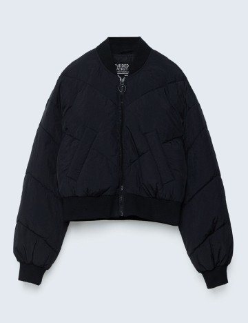 Geaca Stradivarius, negru