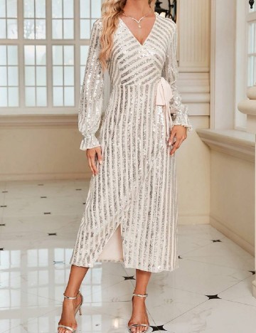 
						Rochie medie SHEIN, crem