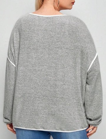 Bluza SHEIN CURVE, gri