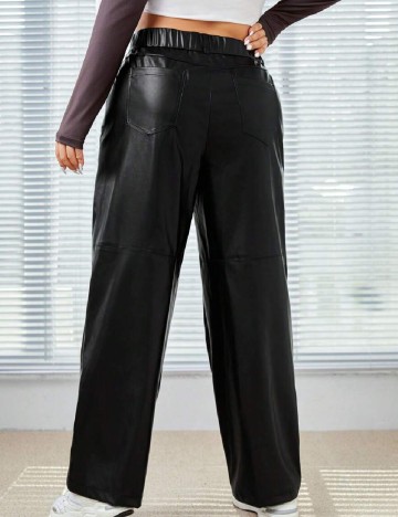 Pantaloni SHEIN CURVE, negru