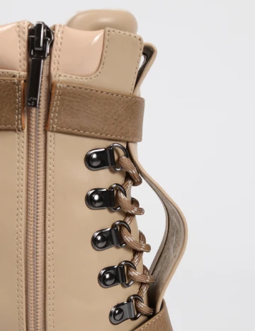 Botine SuperTrash, crem