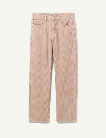 Pantaloni Weekday, roz pal