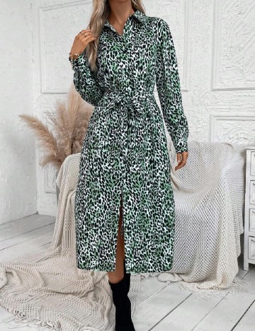 Rochie medie SHEIN, verde