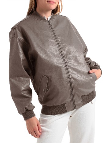 
						Geaca Top Shop, maro