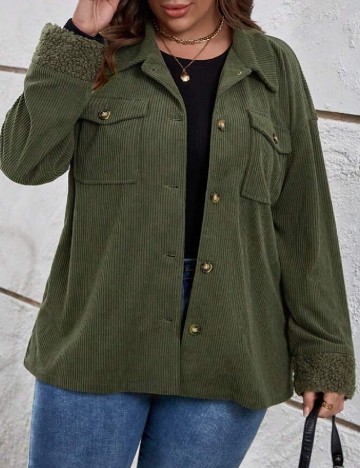 
						Jacheta SHEIN CURVE, verde