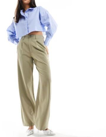 Pantaloni Stradivarius, kaki