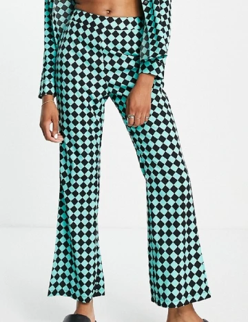 Pantaloni Urban Threads, turcoaz