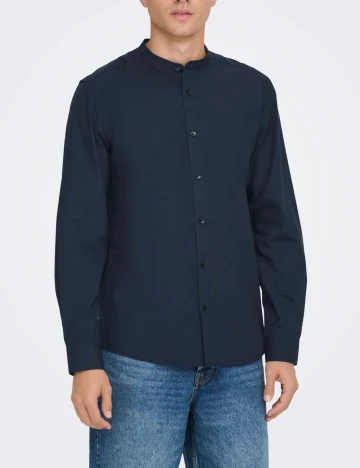 Camasa Only, bleumarin inchis Albastru