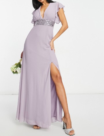 
						Rochie lunga TFNC London, lila
