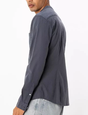 Camasa ASOS, bleumarin Albastru