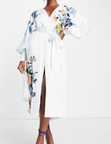 
						Rochie medie ASOS, bleu