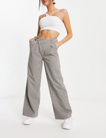 
						Pantaloni ASOS, gri