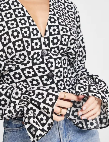 Top ASOS, negru