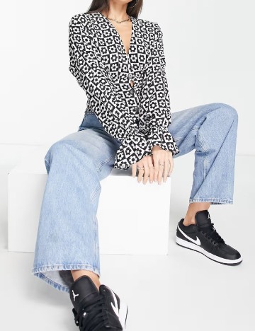 Top ASOS, negru