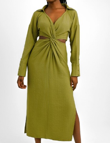 
						Rochie lunga ASOS, verde