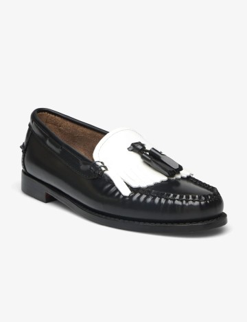 Mocasini Weejuns, negru/alb