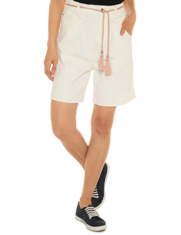 Pantaloni scurti Pepe Jeans London, ecru, 31
