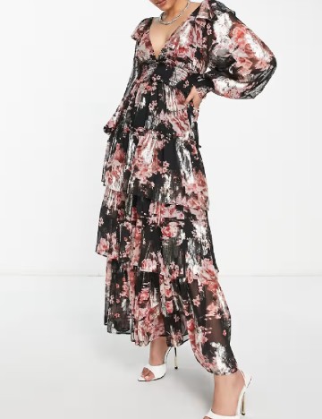 
						Rochie lunga ASOS, mix culori