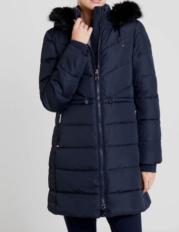 Geaca Tommy Hilfiger, bleumarin inchis, L