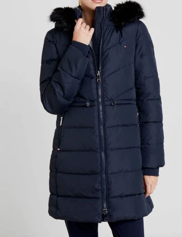Geaca Tommy Hilfiger, bleumarin inchis, L