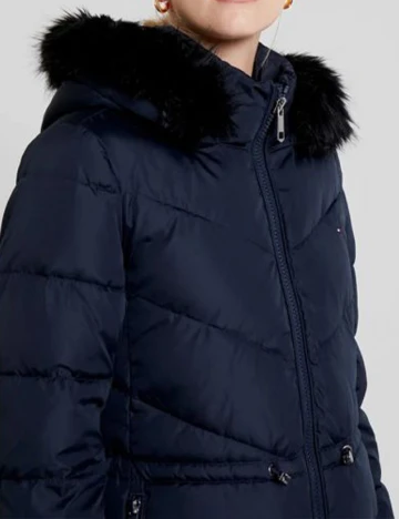 Geaca Tommy Hilfiger, bleumarin inchis, L