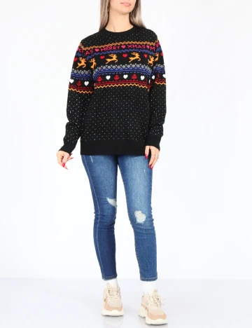 Pulover Threadbare, negru
