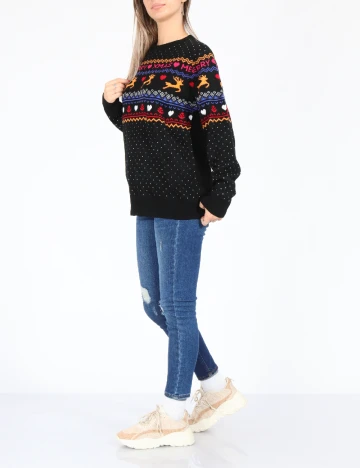 Pulover Threadbare, negru