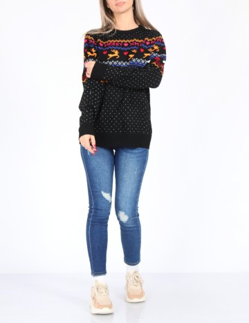 
						Pulover Threadbare, negru