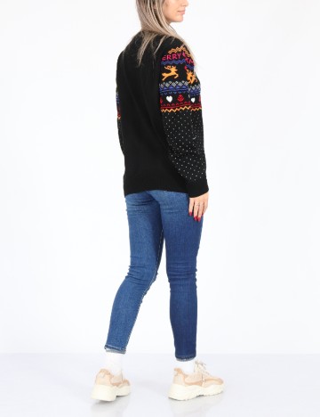 Pulover Threadbare, negru