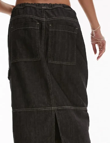 Fusta Top Shop, negru
