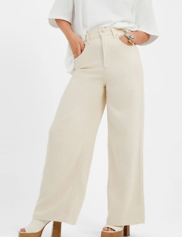 Pantaloni Top Shop, ecru
