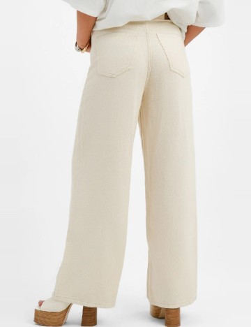 Pantaloni Top Shop, ecru