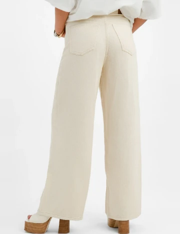 Pantaloni Top Shop, ecru Alb
