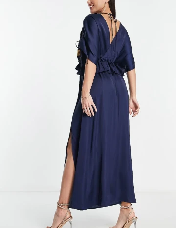 Rochie lunga ASOS, bleumarin