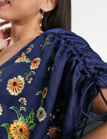 Rochie lunga ASOS, bleumarin